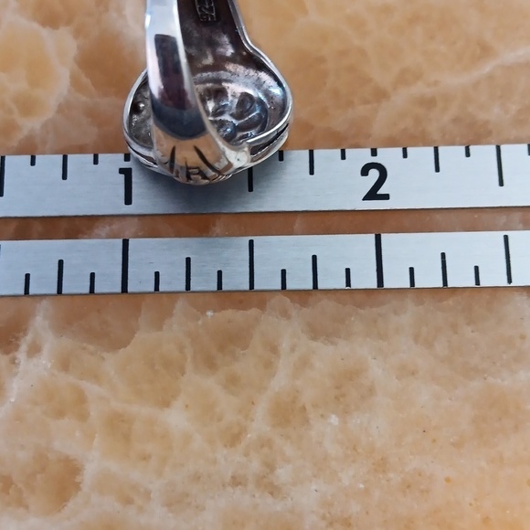 925 NF Signed Silver Sun Ring - Picture 7 of 13